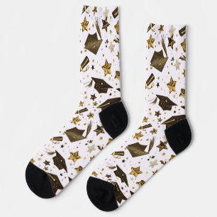 Benutzerdefinierte goldene Socken als Requisite fü