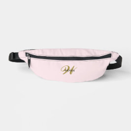 Benutzerdefinierte Goldinitiale l Stylisch Mädchen Bauchtasche