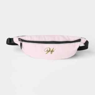 Benutzerdefinierte Goldinitiale l Stylisch Mädchen Bauchtasche