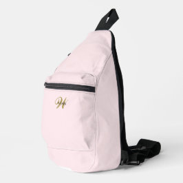 Benutzerdefinierte Goldinitiale Mädchenhaft Sauber Crossbody Bag