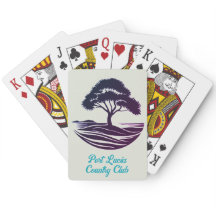 Benutzerdefinierte Golf Club Spielkarten für den "