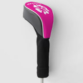 Benutzerdefinierte Golf Driver Abdeckung mit hawai Headcover (angewinkelt)