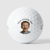 Benutzerdefinierte Golfbälle mit Gesicht - Lustige (Vorderseite)