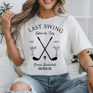 Benutzerdefinierte Golfclub-Junggesellenabschied G T-Shirt
