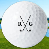 Benutzerdefinierte Golfer Personalisierte 2 Monogr Golfball