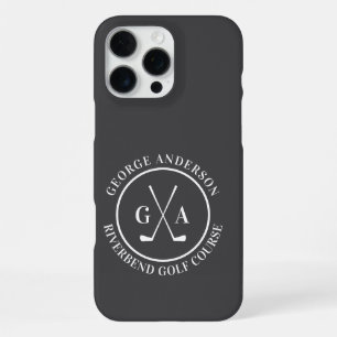 Benutzerdefinierte Golfschlägerkopfabdeckung mit p iPhone 16 Pro Max Hülle