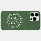 Benutzerdefinierte Golfschlägerkopfabdeckung Perso Case-Mate iPhone Hülle (Rückseite (Horizontal))