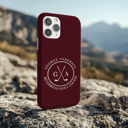Benutzerdefinierte Golfschlägerkopfabdeckung Perso Case-Mate iPhone Hülle