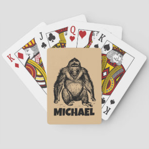 BENUTZERDEFINIERTE GORILLA-POKER-SPIELKARTEN SPIELKARTEN