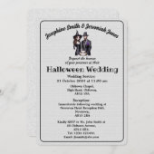 Benutzerdefinierte Gothic Hexe & Hexenmeister-Bloc Einladung (Vorne/Hinten)