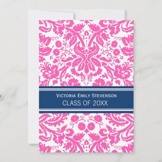 Benutzerdefinierte Graduierungspartei Einladung Ro (Vorderseite)