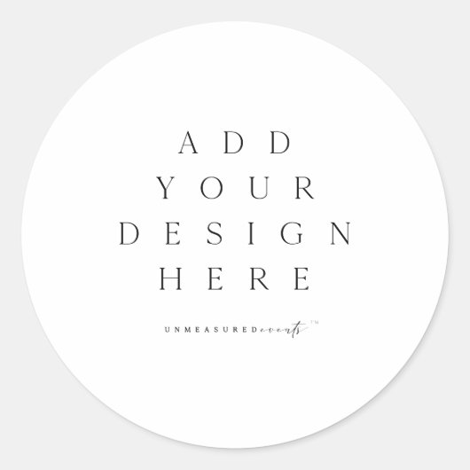 Benutzerdefinierte Grafik Runder Aufkleber (Vorderseite)