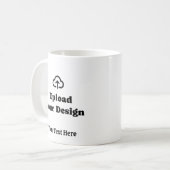 Benutzerdefinierte Grafik und Text Kaffeetasse (Vorderseite Links)