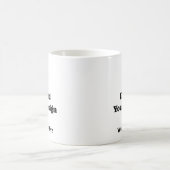 Benutzerdefinierte Grafik und Text Kaffeetasse (Mittel)