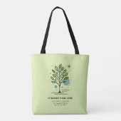 Benutzerdefinierte Greenleaf Nursery Branding  Tasche (Rückseite)