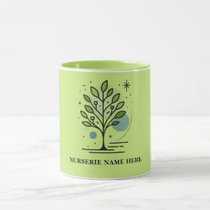 Benutzerdefinierte Greenleaf Nursery Branding  Tasse
