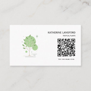 Benutzerdefinierte Greenleaf Nursery Branding Visitenkarte