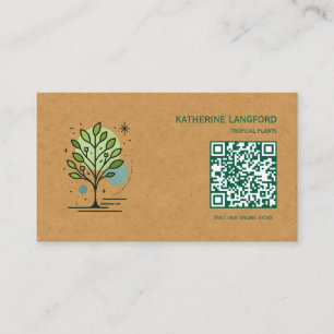 Benutzerdefinierte Greenleaf Nursery Branding Visitenkarte