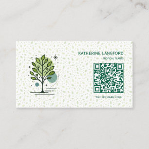 Benutzerdefinierte Greenleaf Nursery Branding Visitenkarte