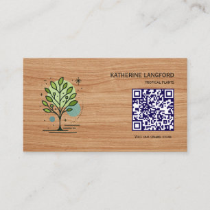 Benutzerdefinierte Greenleaf Nursery Branding Visitenkarte