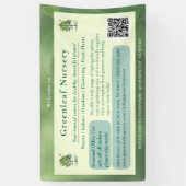 Benutzerdefinierte Greenleaf Nursery-Markenbildung Banner (Vertikal)