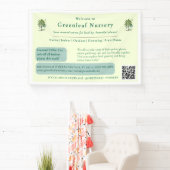 Benutzerdefinierte Greenleaf Nursery-Markenbildung Banner (InSitu)
