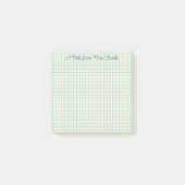 Benutzerdefinierte Grid Teacher Post-it® Notizen (Vorderseite)