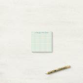 Benutzerdefinierte Grid Teacher Post-it® Notizen (Auf Schreibtisch)