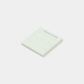 Benutzerdefinierte Grid Teacher Post-it® Notizen (angewinkelt)