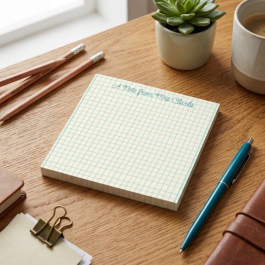 Benutzerdefinierte Grid Teacher Post-it® Notizen