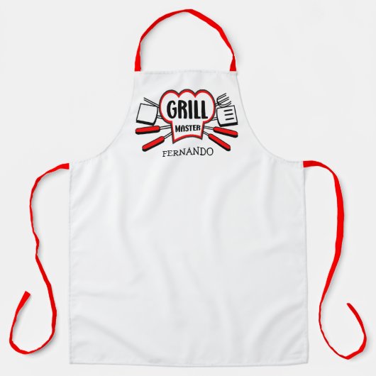 benutzerdefinierte Grill-Master-Schürze Schürze (Vorderseite)
