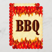 Benutzerdefinierte GRILLEN-Cookout-12x18 Einladung (Vorne/Hinten)