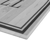 Benutzerdefinierte GRILLEN Paare nennen rustikales Schneidebrett (Ecke)