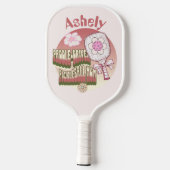 Benutzerdefinierte Groovy Retro-Mama Pickleball Schläger (Rückseite)