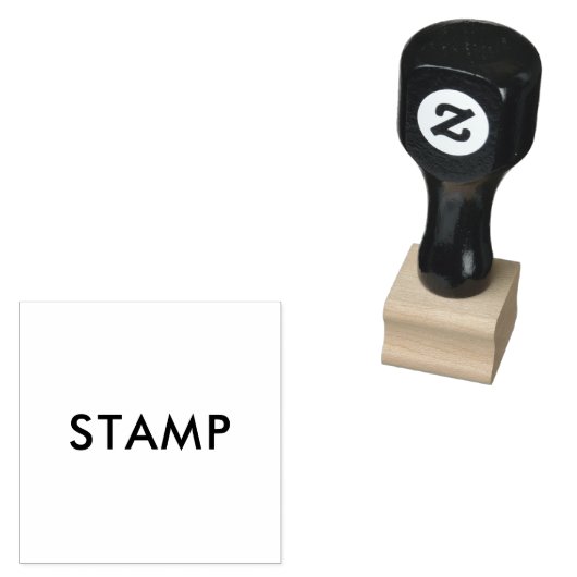 Benutzerdefinierte Größe 1" x 1" Gummistempel (Stempel)