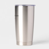 Benutzerdefinierte große Herz-Lehrer-Wasserflasche Thermobecher (Links)