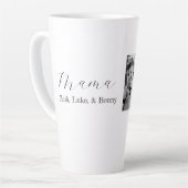 Benutzerdefinierte große Latte-Tasse Milchtasse (Linke Ecke)