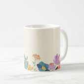 Benutzerdefinierte Großkinder Namen von Wildblumen Kaffeetasse (VorderseiteRechts)