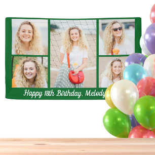 Benutzerdefinierte Grüne Alles Gute zum Geburtstag Banner