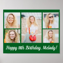 Benutzerdefinierte Grüne Alles Gute zum Geburtstag