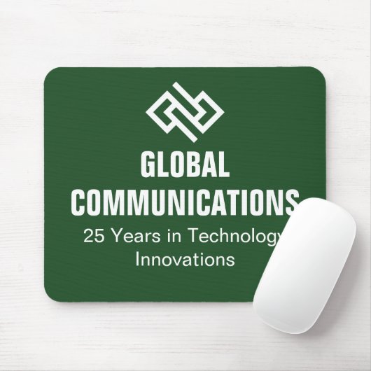 Benutzerdefinierte grüne Cyber-Technologie-Compute Mousepad (Mit Mouse)