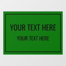 Benutzerdefinierte grüne Fensterklammern mit dem T