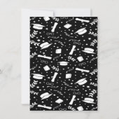 Benutzerdefinierte Grußkarte Abschluss zwei Seiten Einladung (Rückseite)