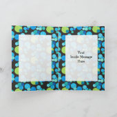 Benutzerdefinierte Grußkarte: Blaue Monde und Stre Karte (Innenseite)