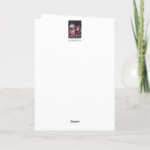 Benutzerdefinierte Grußkarte mit hohen Beams Karte (Rückseite)