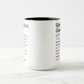 Benutzerdefinierte Gymnastik-Trainer-Definitions-W Tasse (Zentrum)