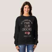 Benutzerdefinierte Häkeln PRAY SLAY Sweatshirt (Vorne ganz)