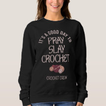 Benutzerdefinierte Häkeln PRAY SLAY