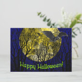 Benutzerdefinierte Halloween-Party-Einladungen Einladung (Stehend Vorderseite)