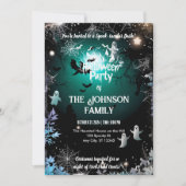 Benutzerdefinierte Halloween-Party-Spooky-Geister  Einladung (Vorderseite)